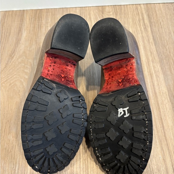 FREEBIRD by Steven Women's "Bristol" Dark Brown Leather Heeled Shoes Size 6 - Picture 5 of 6